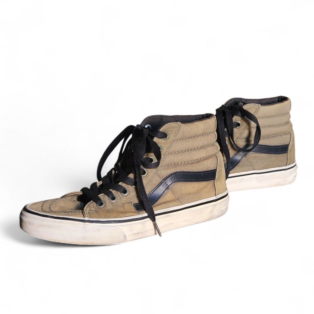 Vans Off The Wall Classic Sneaker Men’s 6.5 Women's 8 Olive Sk8t Shoe Skater - Picture 2 of 7